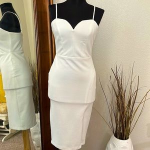 Bisou Bisou by Michele Bohbot, white, size 2